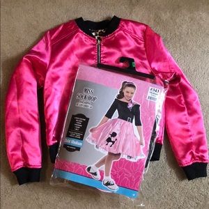 Girls Halloween Miss Sock Hop Costume